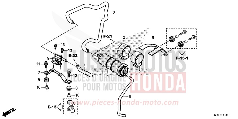 CUVETTE de CBR1000RR SP SP1 SP2 GRAND PRIX RED (R380X) 2018